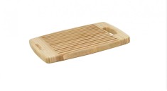 Tocator din bambus, univeral, lemn, 27 x 19 x 1,8 cm, Kinghoff foto