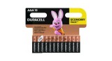 Micro baterie alcalină de bază Duracell AAA (MN2400) (1,5 V) 12 buc