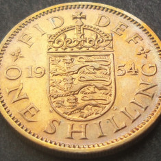 Moneda 1 SHILLING - MAREA BRITANIE / ANGLIA, anul 1954 *cod 1451 A = excelenta