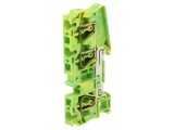 Terminal de &icirc;mbinare PHOENIX CONTACT 3036482, bornă cu arc galben-verde 52A 8,2mm