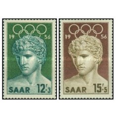 Saar 1956 - Jocurile Olimpice Melbourne, serie neuzata