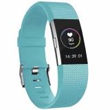 Cumpara ieftin Curea pentru Fitbit Charge 2, marimea L, Turcoaz