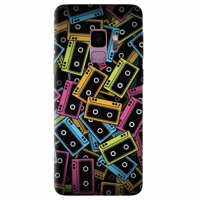 Husa silicon pentru Samsung S9, Audio Cassette Color Vector foto