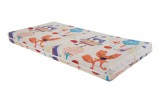 Saltea cu memorie Somnart Memory 70x140, &icirc;naltime 10 cm, pentru bebelusi si copii, husa impermeabila, fermitate medie, model bufnita Relax KipRoom