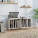 Cumpara ieftin Dulap pentru discuri gri sonoma, 100x38x48 cm, lemn prelucrat