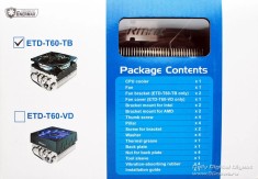 Cooler PC procesor CPU Enermax ETD-T60-TB CPU Cooler 200W 112mm Intel 115X 1366 1200 AMD AM2+ AM3+