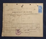 Document Certificat de clasa - anul scolar 1927 - 1928