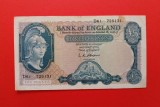 ANGLIA-19//--bancnota hartie 5 lire-circulata-RARRE