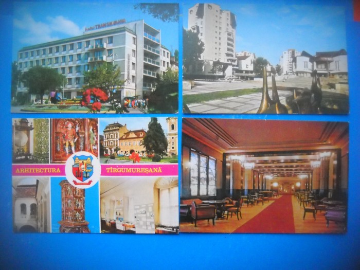 HOPCT LOT 3709 -4 CARTI POSTALE-TARGU MURES -NECIRCULATE