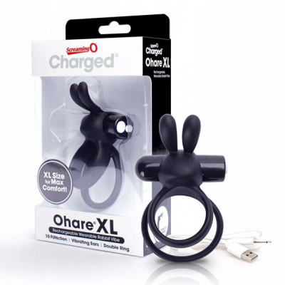 Inel vibrator - The Screaming O Charged Ohare XL Black foto