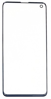 Geam cu OCA Samsung Galaxy S10 / G973F BLACK foto