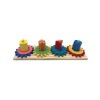 Jucarie educativa din lemn, Diverse forme, multicolor, ATU-089175, Oem