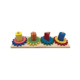 Jucarie educativa din lemn, Diverse forme, multicolor, ATU-089175, Oem