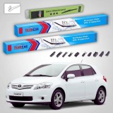 Cumpara ieftin Ștergătoare Toyota Auris E15 Hatchback 2006-2012 | Set Față și Spate Flat Premium &ndash; TeamCar&reg;
