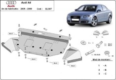 Scut motor metalic Audi A4 B7 2005-2008 foto