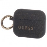 Husa TPU Guess pentru Airpods Pro, Neagra GUACAPSILGLBK