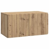 vidaXL Oglindă TV montată pe perete Stejar Artizanal 59,5 x 31 x 30 cm 898374