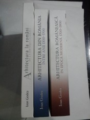 ARHITECTURA LA ROMANI - IOAN GODEA - 3 volume