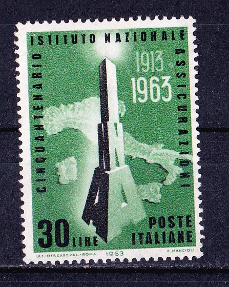 TSV - 1963 MICHEL 1143 ITALIA MNH/** LUX