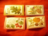 Serie RFG 1979 - FLORA , 4 valori, Nestampilat