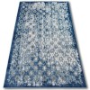 Covor acril Yazz 7006 Orient gri și albastru si fildeş, 160x220 cm, Dreptunghi