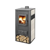 Soba Pe Lemne Din Otel Cu Schimbator De Caldura Pt Apa Calda, 20-22 Kw, Combustibil Lemn, Hecht Magnis