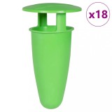 VidaXL Capcane pentru melci și melci 18 buc Verde