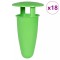 vidaXL Capcane pentru melci și melci 18 buc Verde 4106490