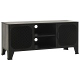 Cumpara ieftin Dulap TV ,gri,105x36x47 cm,metal si MDF
