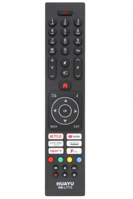 Telecomanda Universala RM-L1772 Pentru Lcd, Led si Smart Tv Vestel, Hyundai, Hitachi si Horizon Gata de Utilizare foto