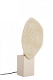 Cumpara ieftin Veioza metal bej Neev 21.5x13.5x46 cm