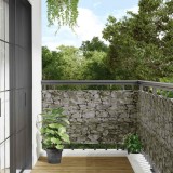 Paravan de balcon cu aspect de piatră, 700x75 cm, PVC