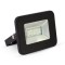 Proiector 10W LED alb 6000K slim negru IP65