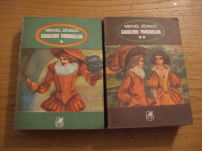 MICHEL ZEVACO - Cavalerii Pardaillan - 2 Vol. - 1974, 533+565 p.