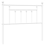 Cumpara ieftin Tablie de pat de schimb metalica, alb, 100 cm