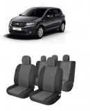 Cumpara ieftin Set huse scaune dedicate Dacia Sandero 2013-2020 (Bancheta fractionata)