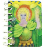 Carnet cu spira Arhanghelul Rafael, 7 x 10 cm, 75 foi veline