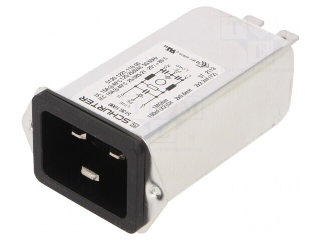 Conector de Alimentare AC 16A 250V IEC 60320