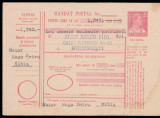 1930 Romania - Mandat postal Carol II 3 Lei rosu