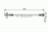 Conducta / cablu frana VW JETTA III (1K2) (2005 - 2010) BOSCH 1 987 481 518