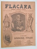 FLACARA , REVISTA LITERARA , ARTISTICA , SOCIALA , SUBIECT : RAZBOIUL ITALIEI , NR. 31 , 1915