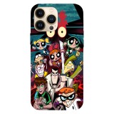 Husa compatibila cu Apple iPhone 15 Pro Max model Old cartoons Part 4, Silicon, TPU, Viceversa, Transparent, Carcasa