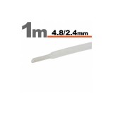 Tub termocontractant transparent 4.8 /2.4 mm 1m lungime