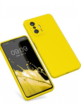 Husa silicon compatibila cu Xiaomi Redmi 11T 5G ; 11T Pro 5G Galben foto