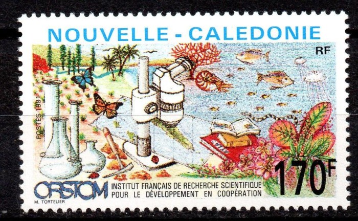 NOUA CALEDONIE 1991, Fauna, Flora, serie neuzată, MNH