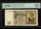 Germania 20 mark 1939 P185 UNC SUPERB