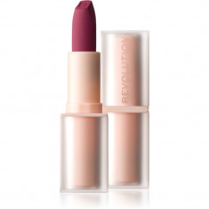 Makeup Revolution Lip Allure Soft Satin Lipstick ruj cremos cu finisaj satinat culoare Berry Boss 3,2 g