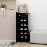 VidaXL Pantofar, negru, 32x35x92 cm, PAL