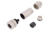 Mufă M12 5 PIN mamă Profibus IP67 pe cablu 6-8mm