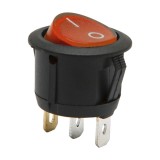 Interupator basculant, 1 circuit, 6A-250V ON-OFF, lumina rosie Best CarHome, Delight